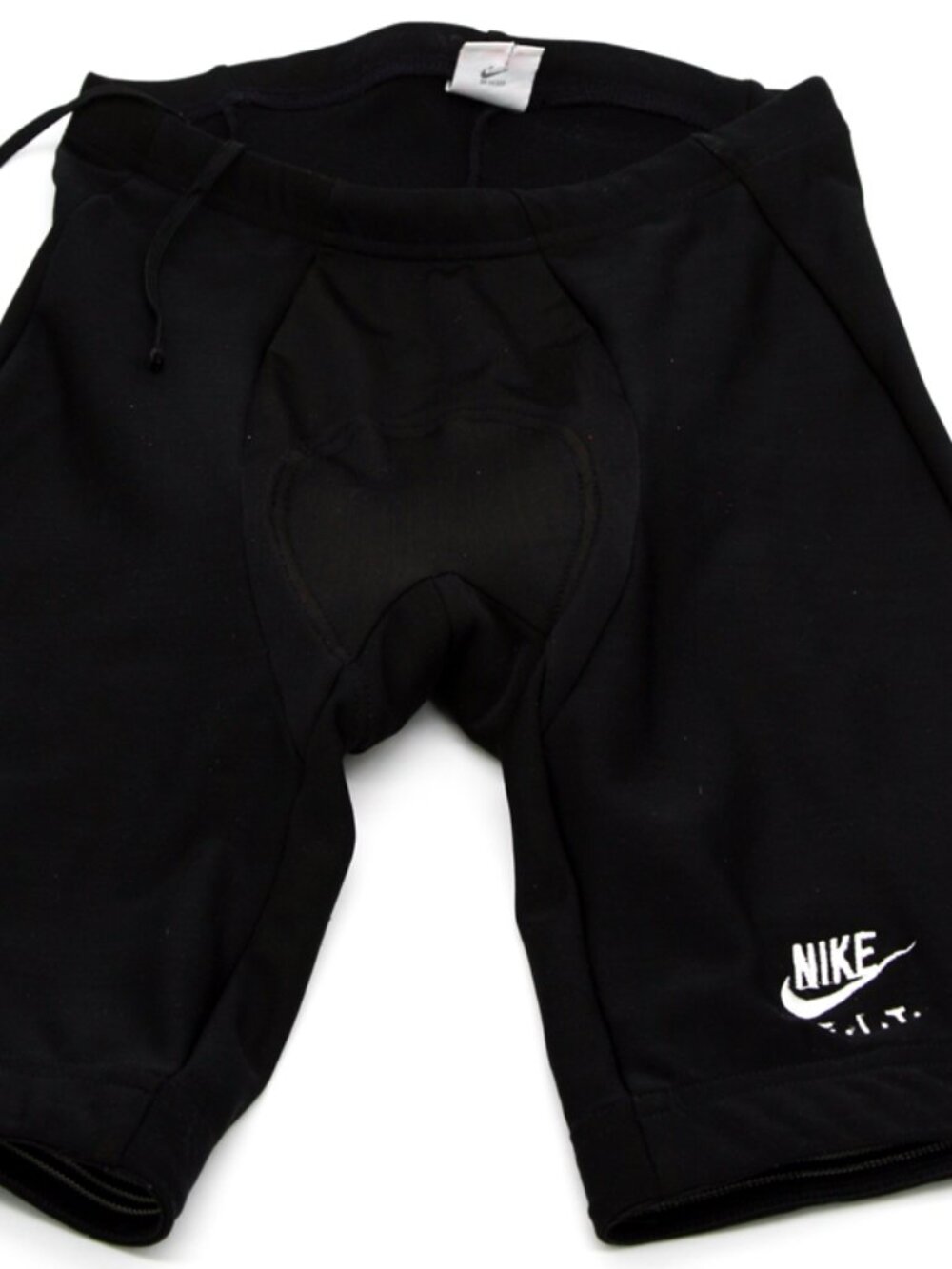 Vintage Nike F.I.T. Cycling Shorts Mens Medium Black Padded Chamois Made in USA